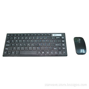 Wireless Keyboard and Mouse with 2,402-2,480MHz Radio Frequency Range